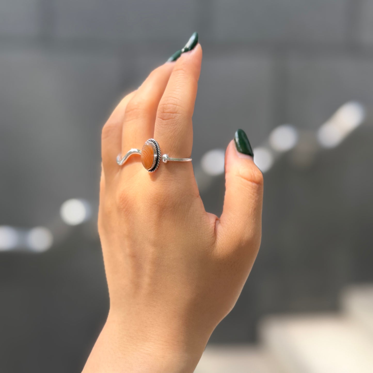 Silver925 design ring 100