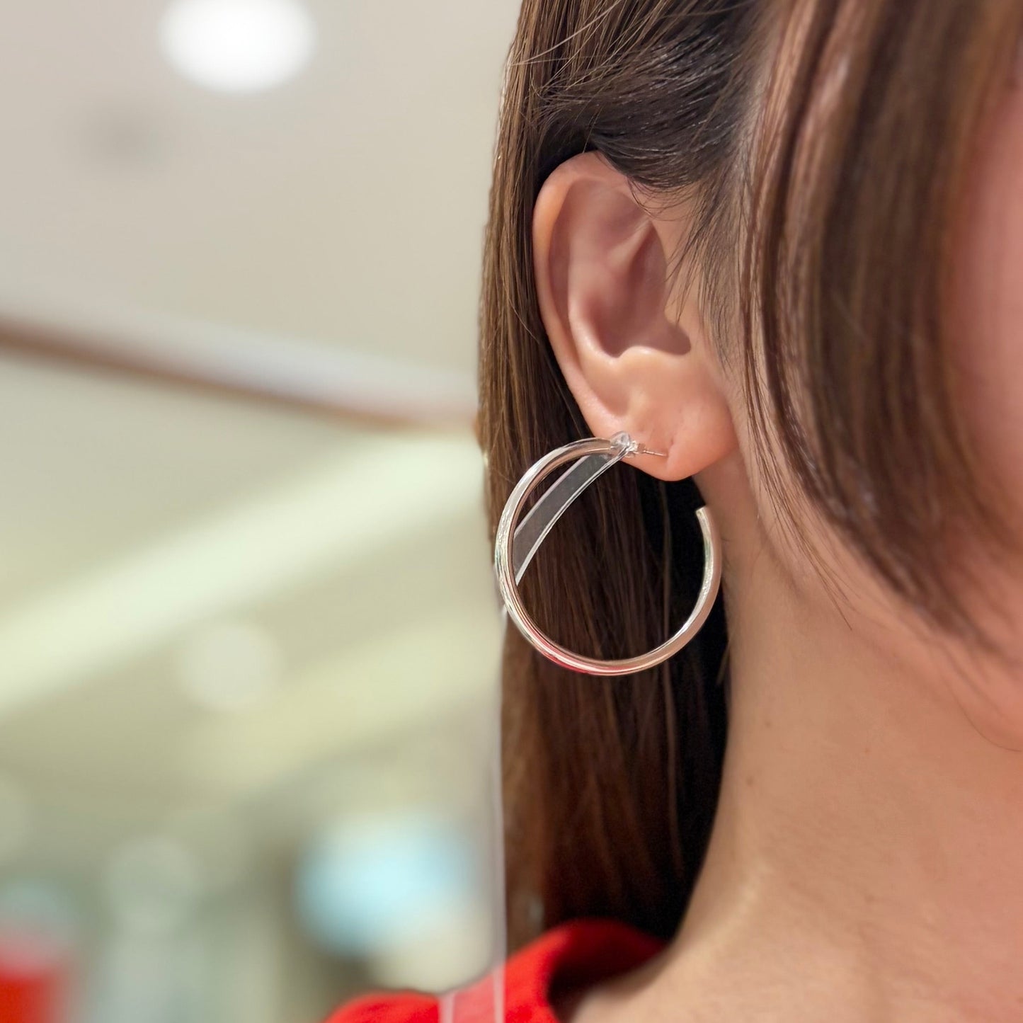 Silver925 hoop pierce 9