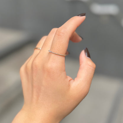 Silver925×brass plain ring 14