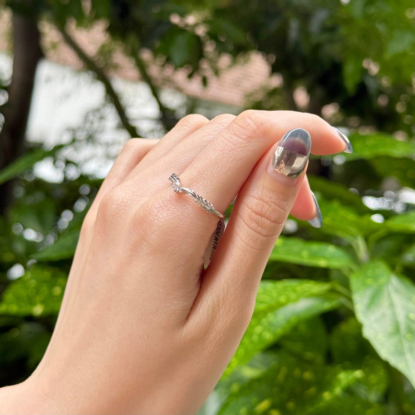 【Biju mam poco】White diamond ring