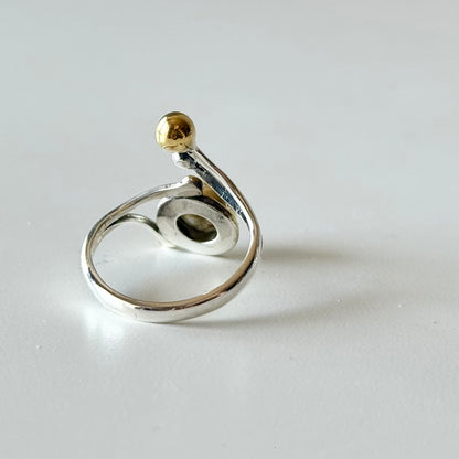 Silver925×brass design ring 23