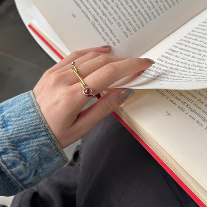 Brass 2finger ring