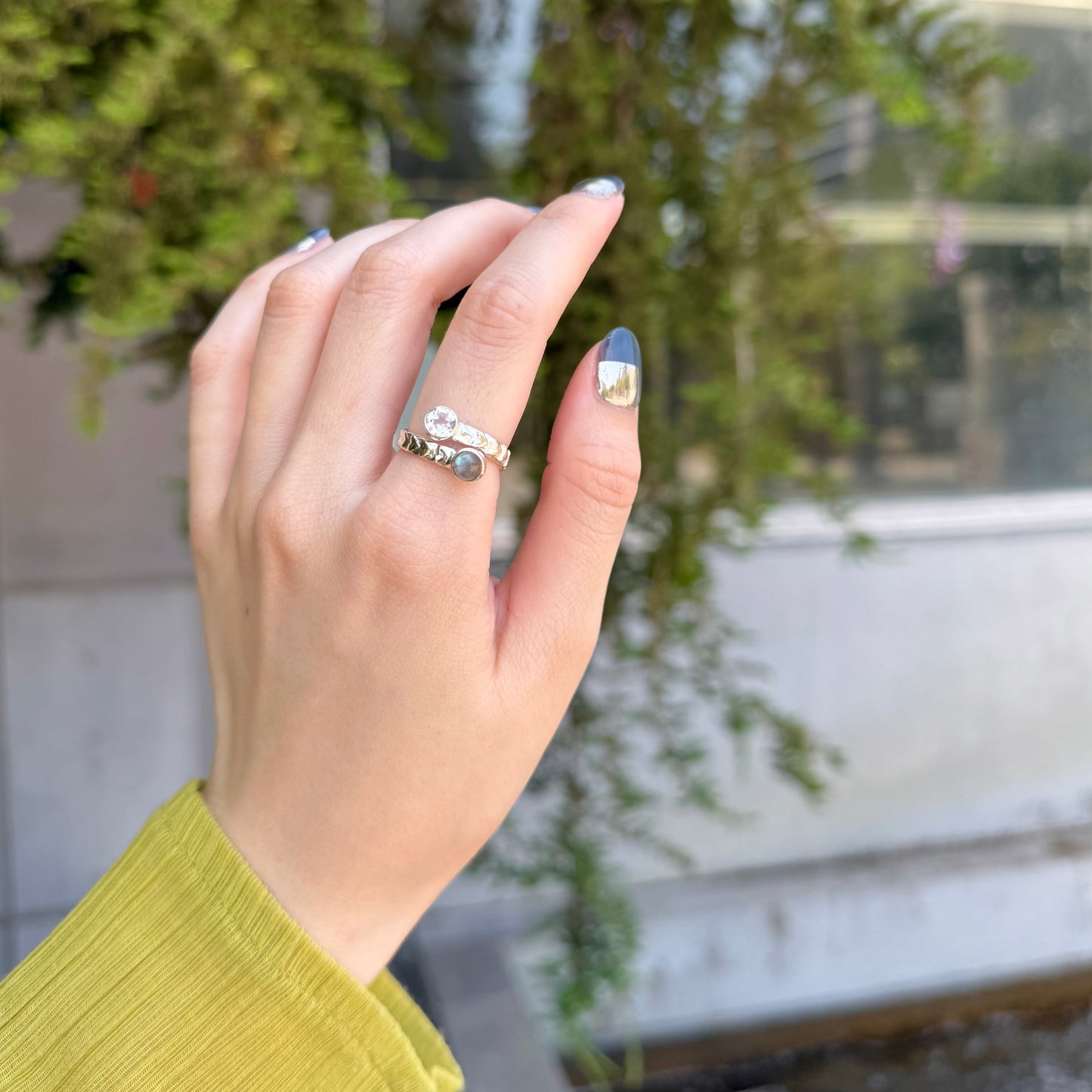 Heart 2stone ring 29