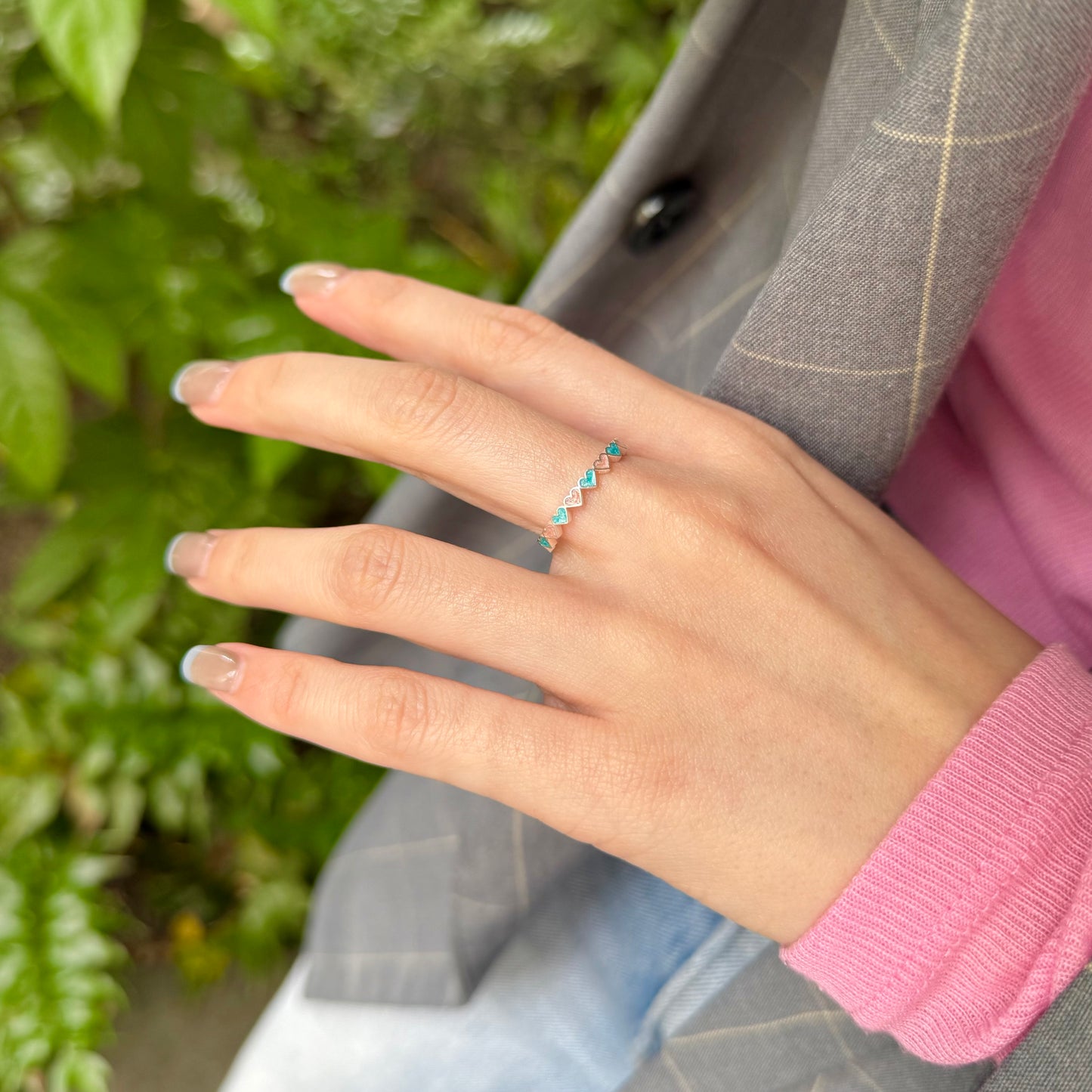 〈表参道限定〉Heart enamel ring