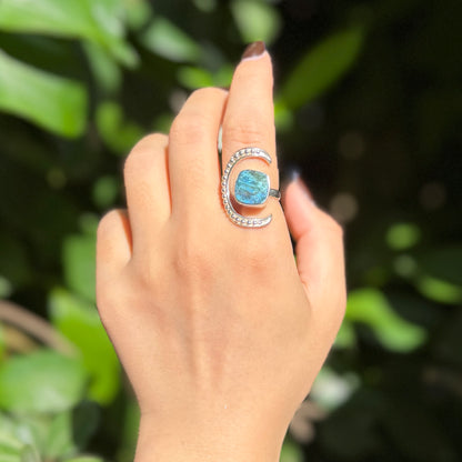 Labradorite ring 10