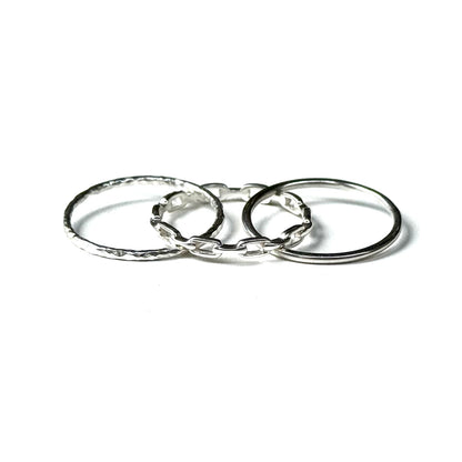 Silver925 stacking ring 2