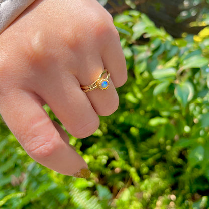 Brass plain ring 60
