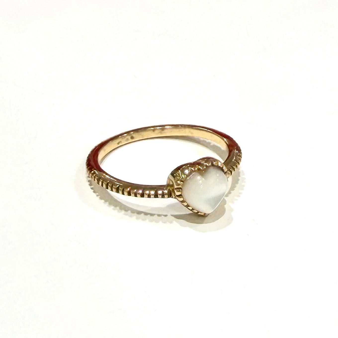 Brass Heart ring