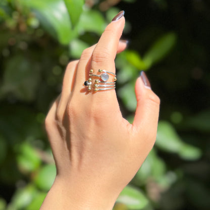 Labradorite ring 7
