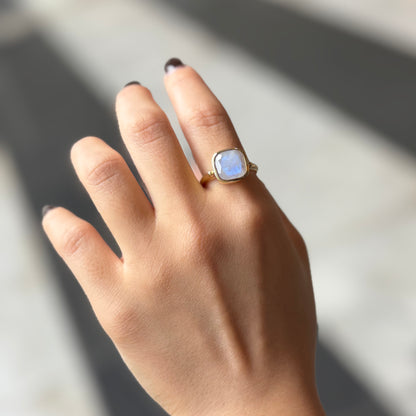 Brass square ring