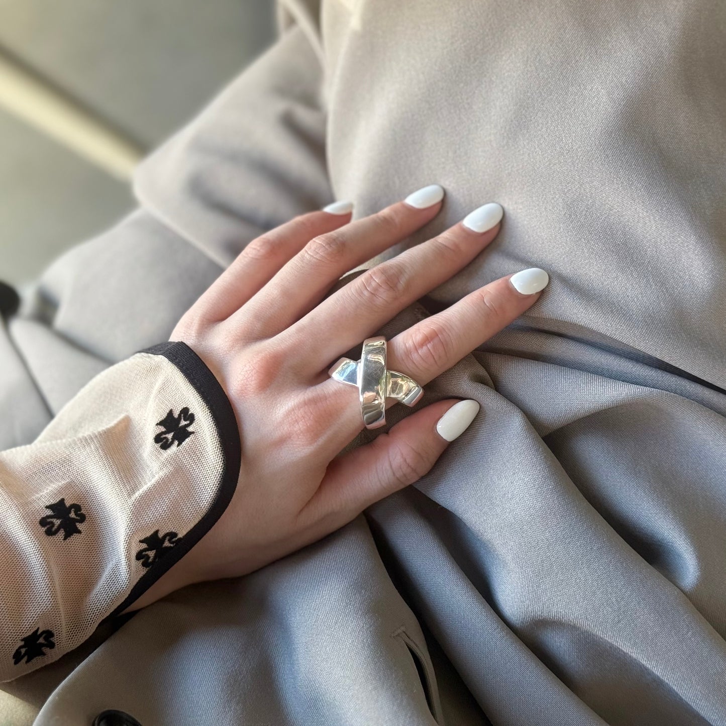 Silver925 plain ring 18