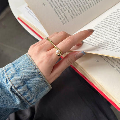 Brass 2finger ring