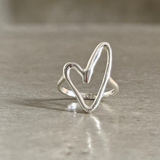 Heart plain ring 29