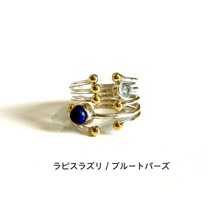 Silver925×Brass design ring 14