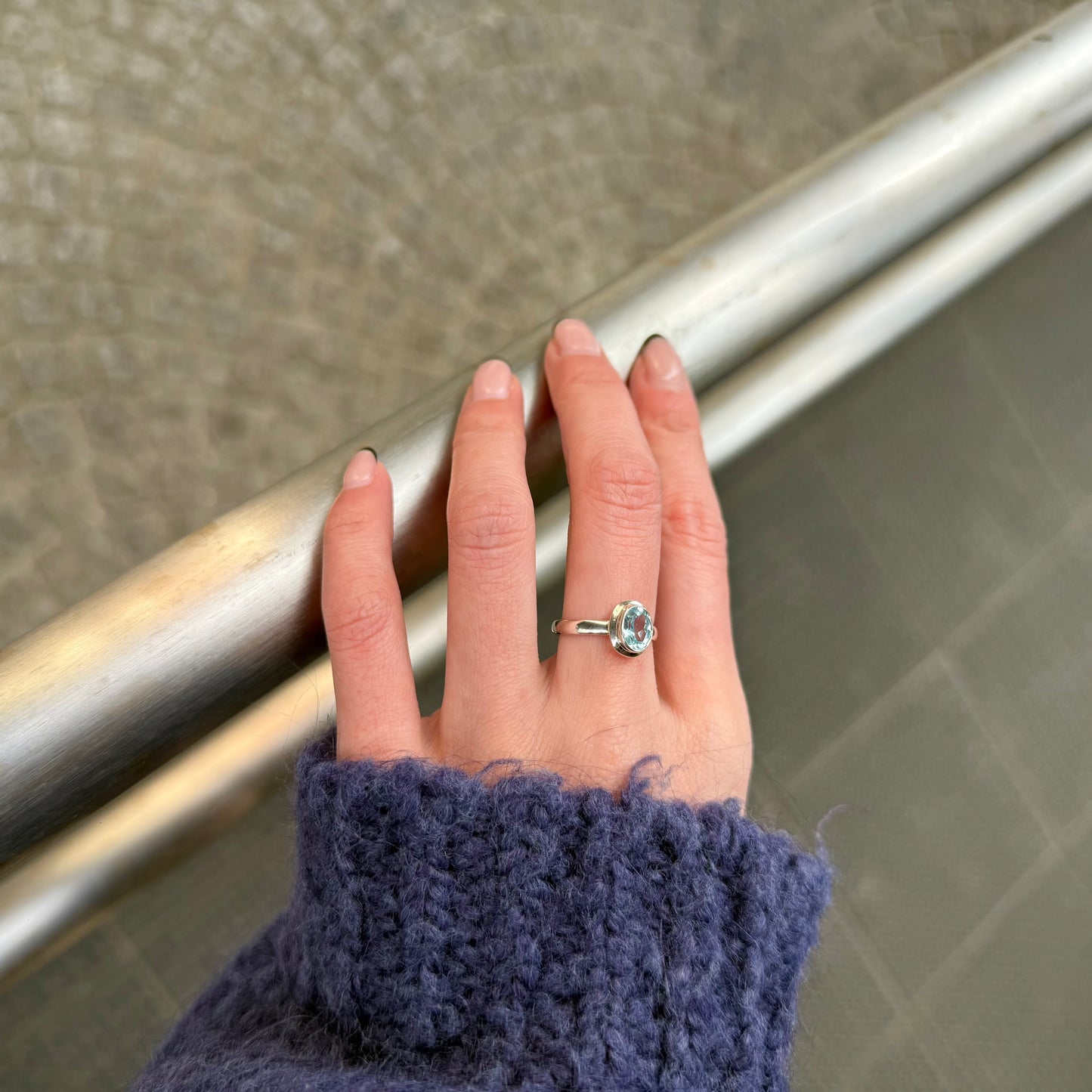 Silver925 1stone ring 4