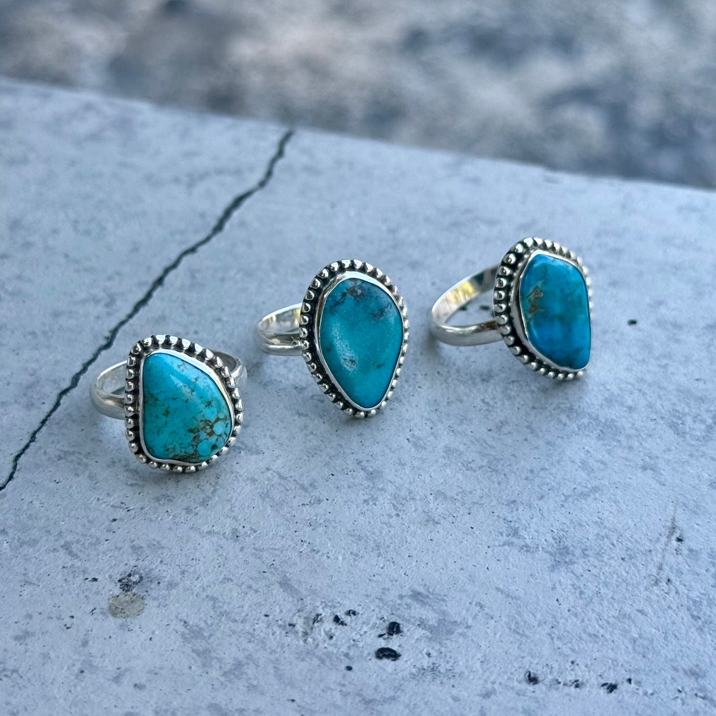 American turquoise ring