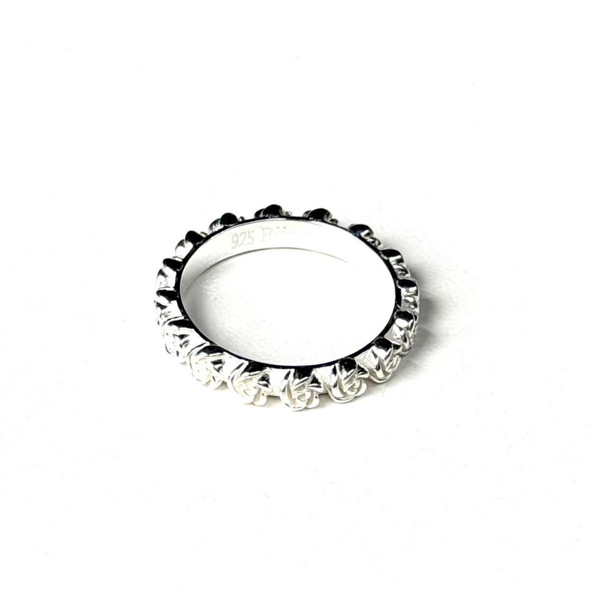 Rose plain ring