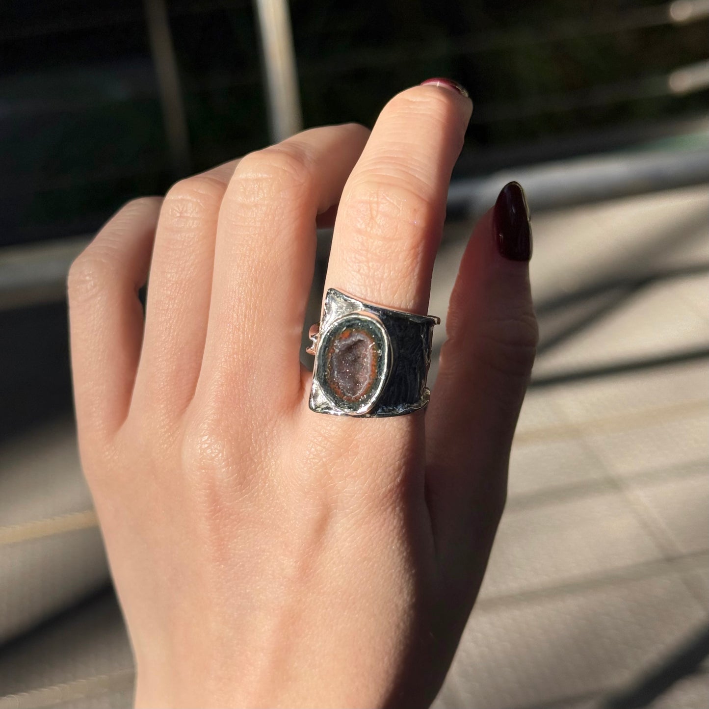 Baby Geode ring 3