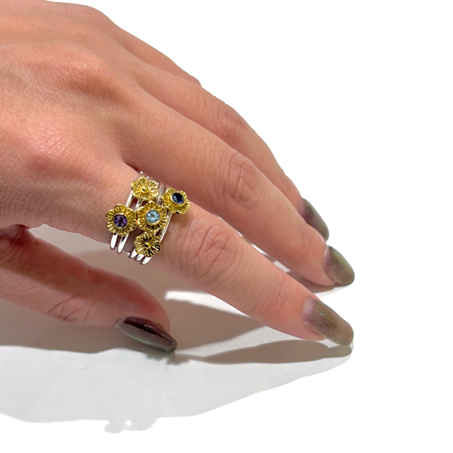 Flower stacking ring