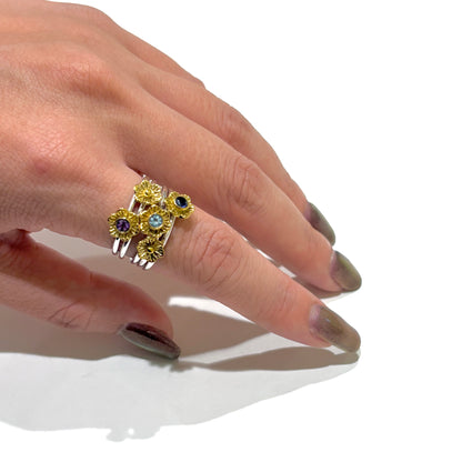 Flower stacking ring