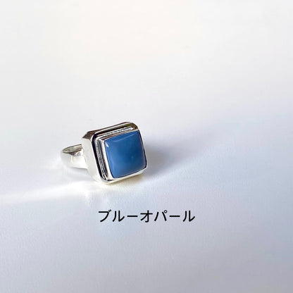 Silver925 square ring 9