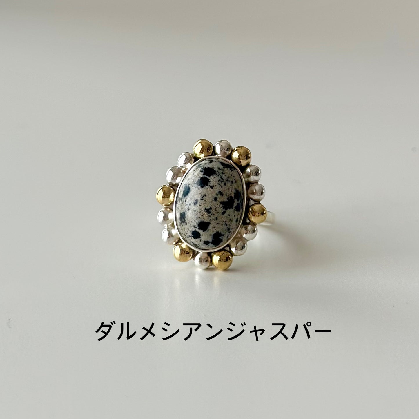 Silver925×Brass design ring