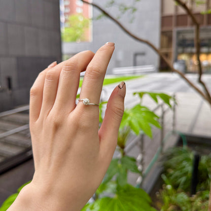 Flower design ring 9