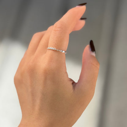 〈オンライン先行再入荷〉White topaz ring 1