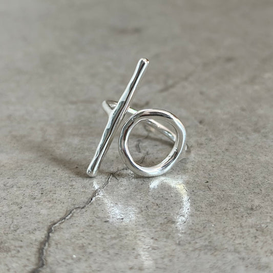 Silver925 plain ring 85