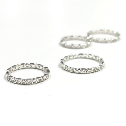 Silver925 plain ring 66