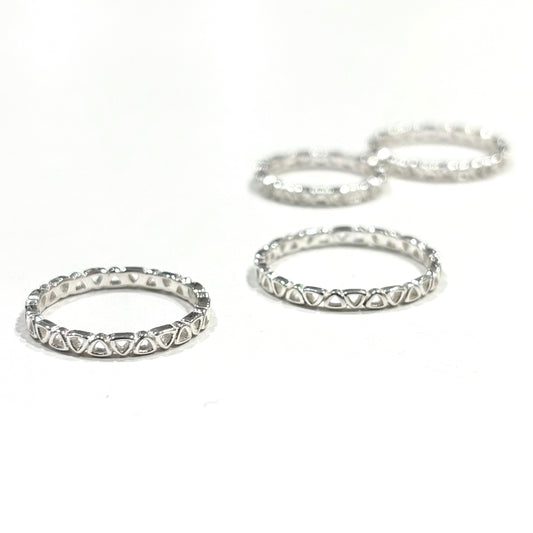 Silver925 plain ring 66