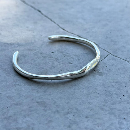 Silver925 plain bangle 2