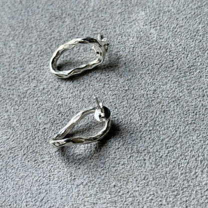 Silver925 plain pierce