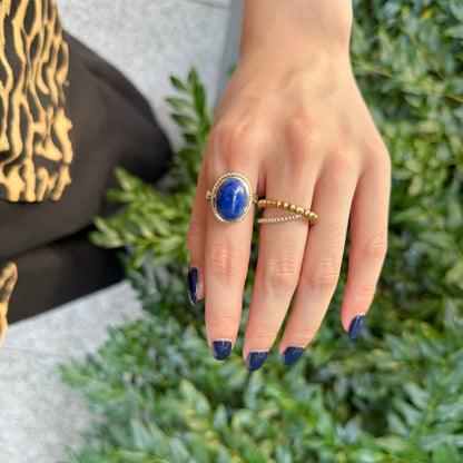 Silver925×Brass design ring 9