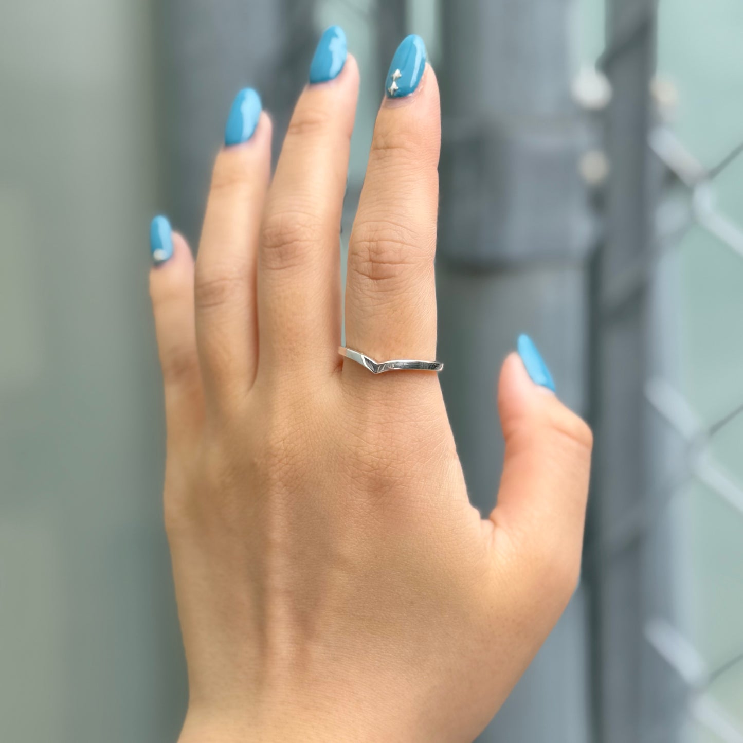Silver925 plain ring 25