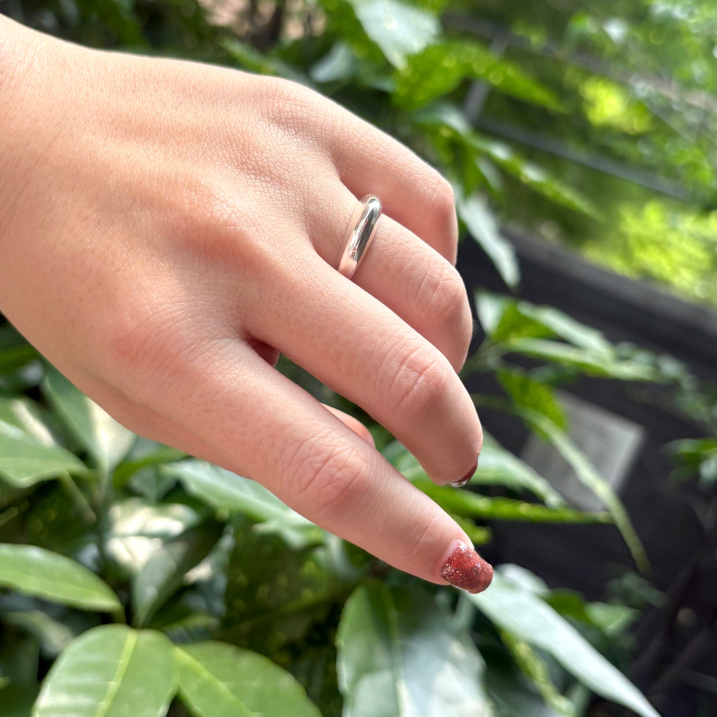 Silver925 plain ring 47