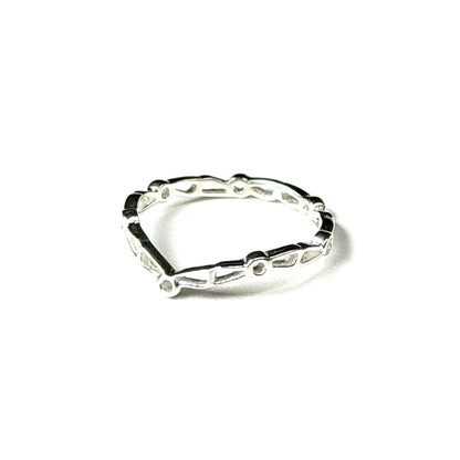 Silver925 plain ring 45