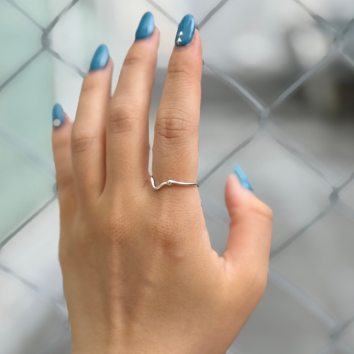Silver925 plain ring 22