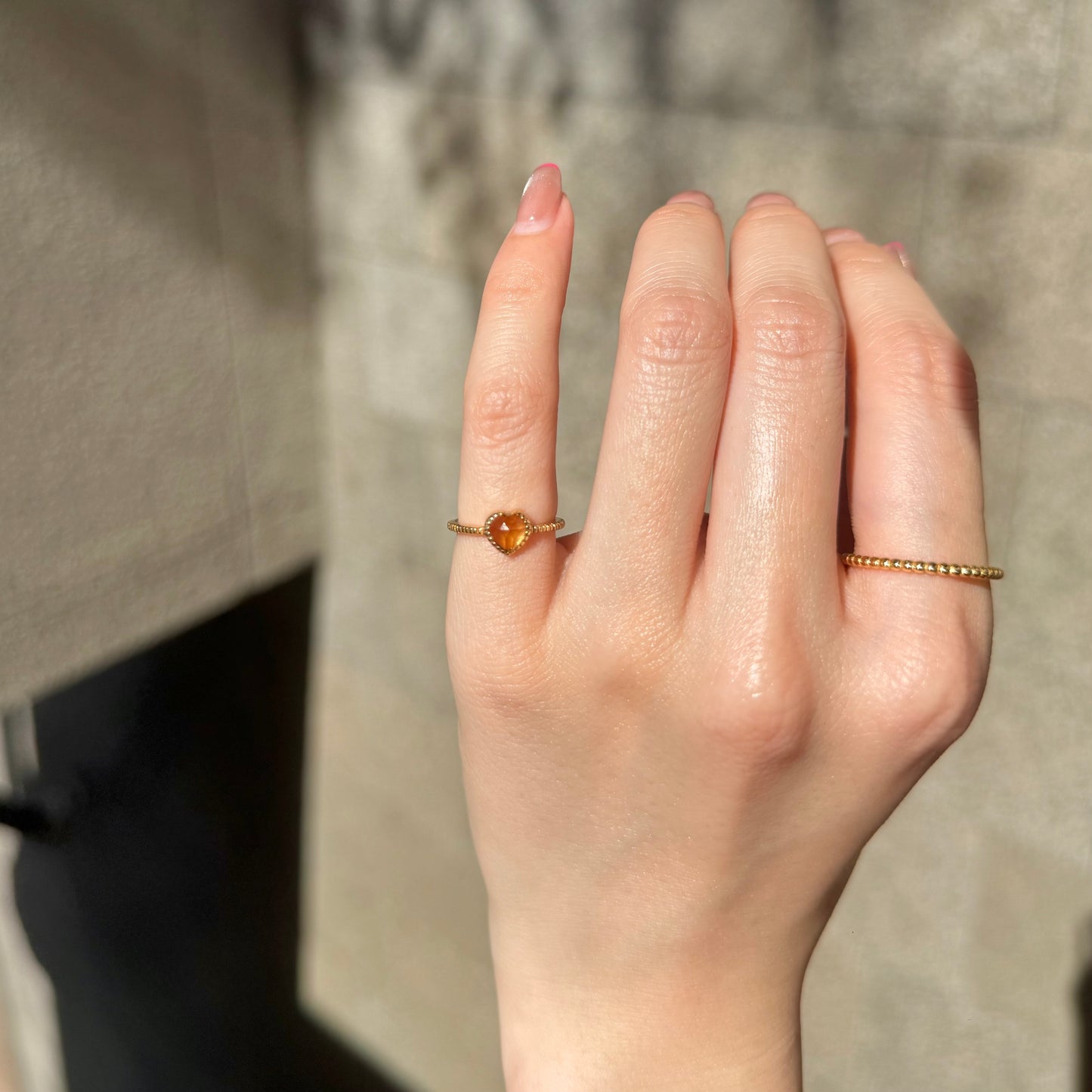 Brass Heart ring 1