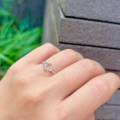 Moon design ring 4