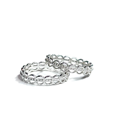 Silver925 plain ring 107