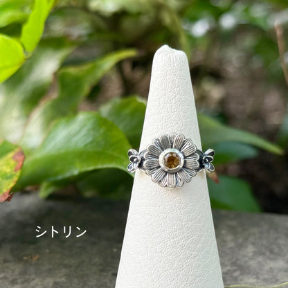 Flower design ring 11