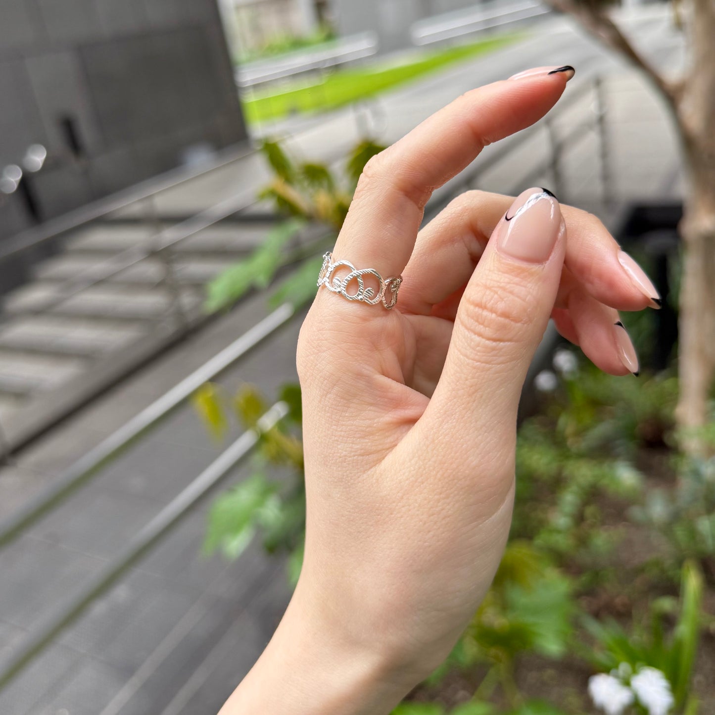 Silver925 plain ring 4