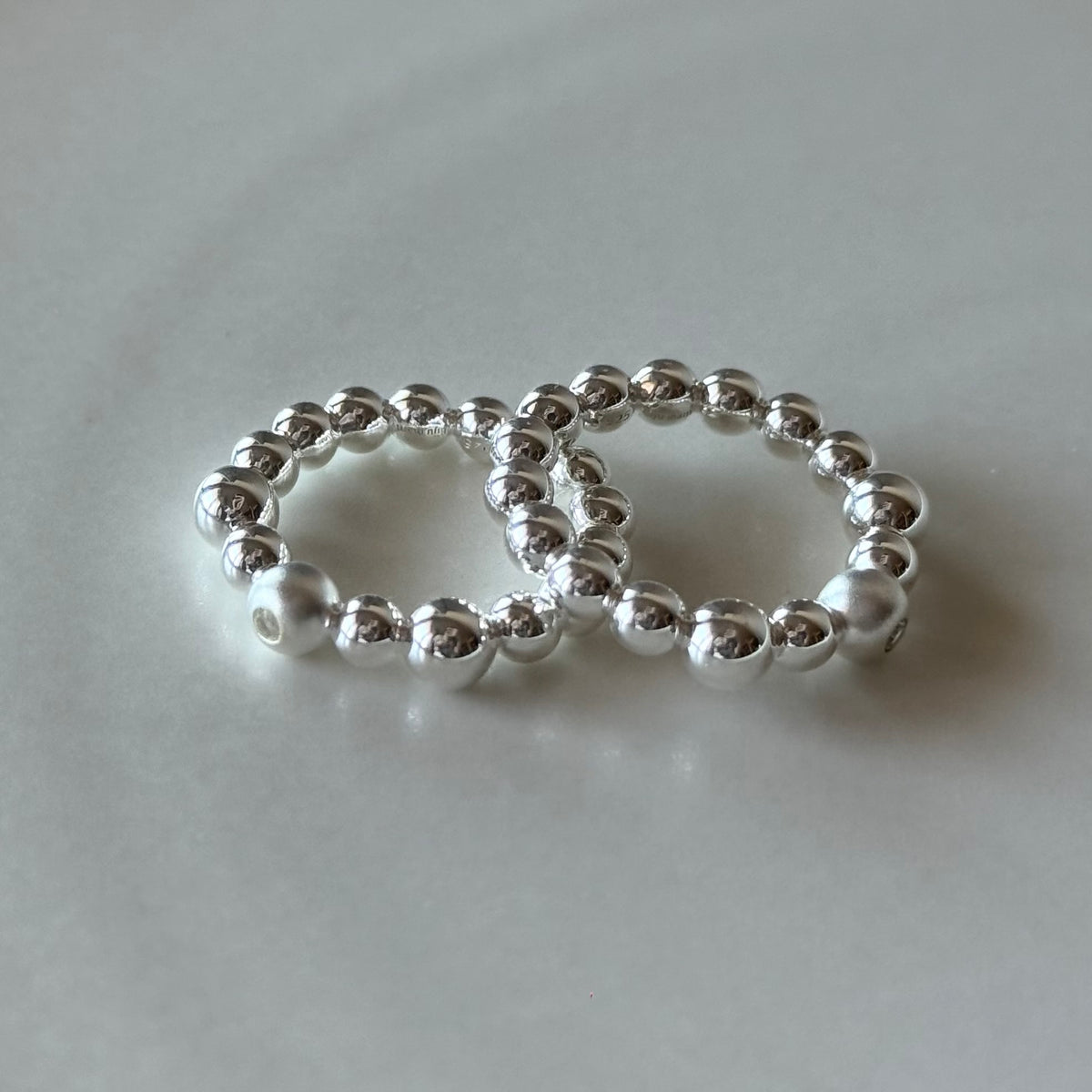 White topaz ring 16