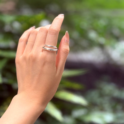 Silver925 plain ring 58