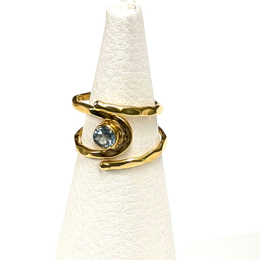 Brass design ring 15