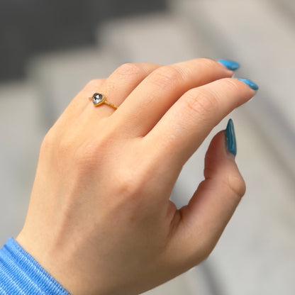 Brass Heart ring