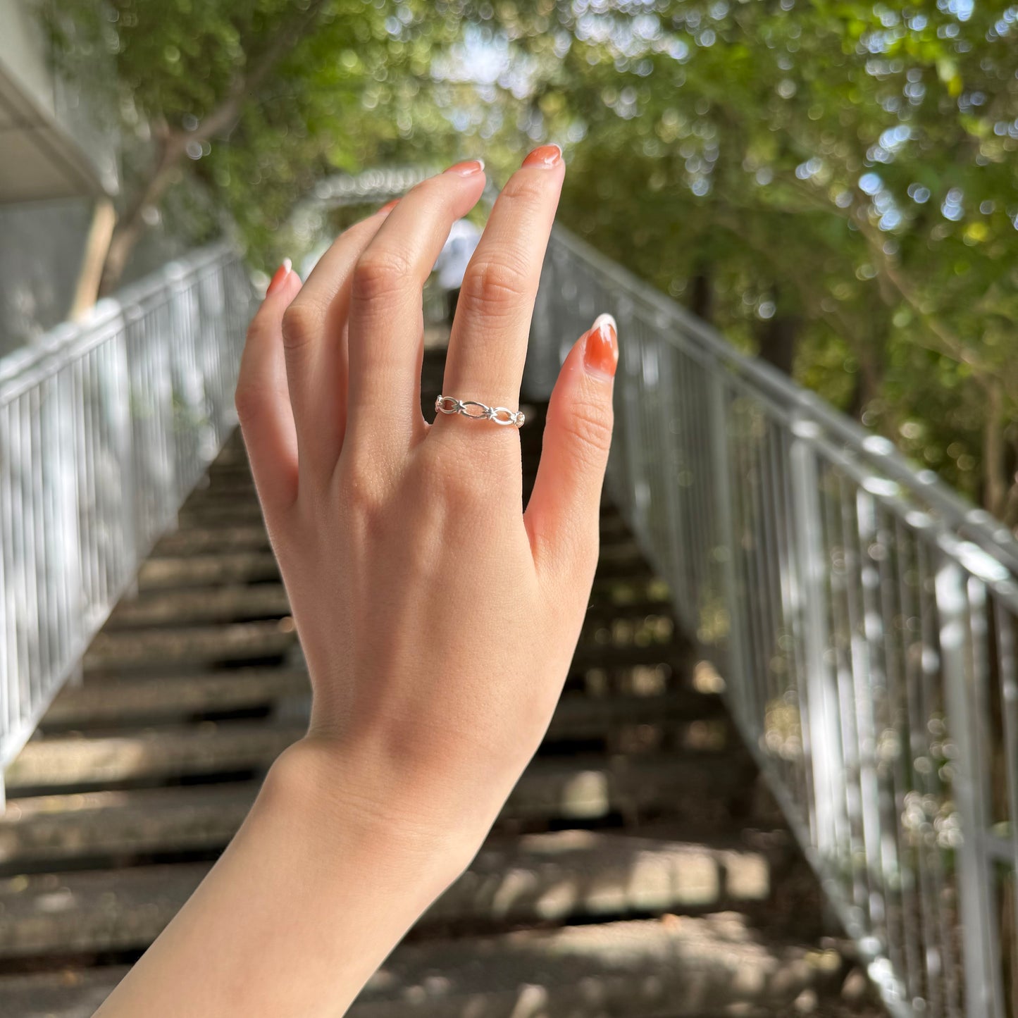 Silver925 plain ring 52