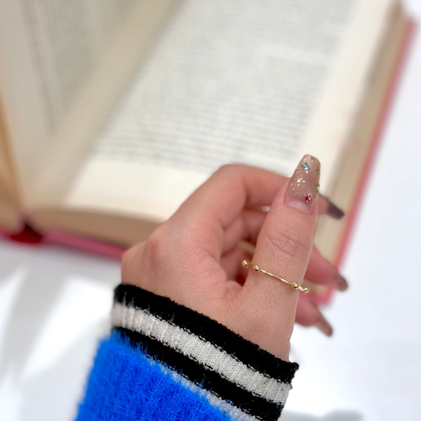 Brass plain ring〈pentagon〉