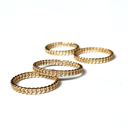 Brass plain ring 59